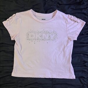 DKNY crop baby tee pink